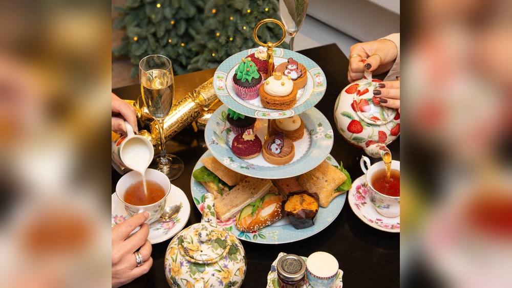 Traditional Afternoon Tea a Christmas Twist
