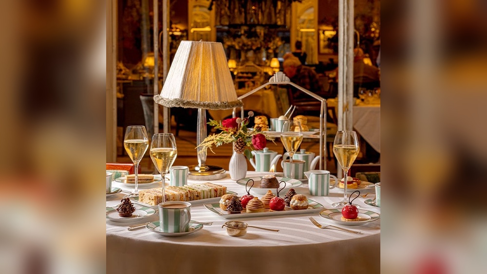 Traditional British Christmas Afternoon Tea