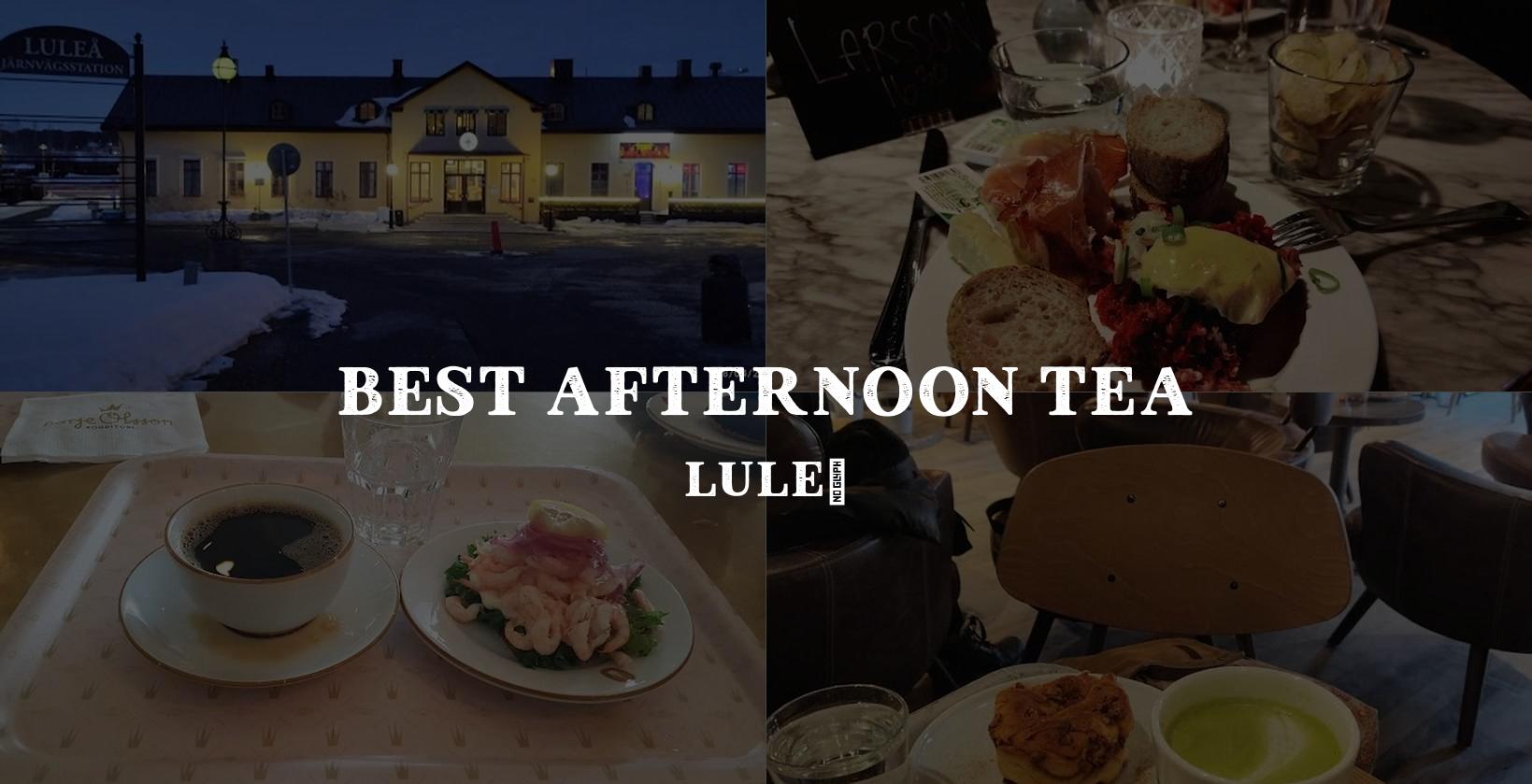 Choosing the right spot for afternoon tea in Luleå