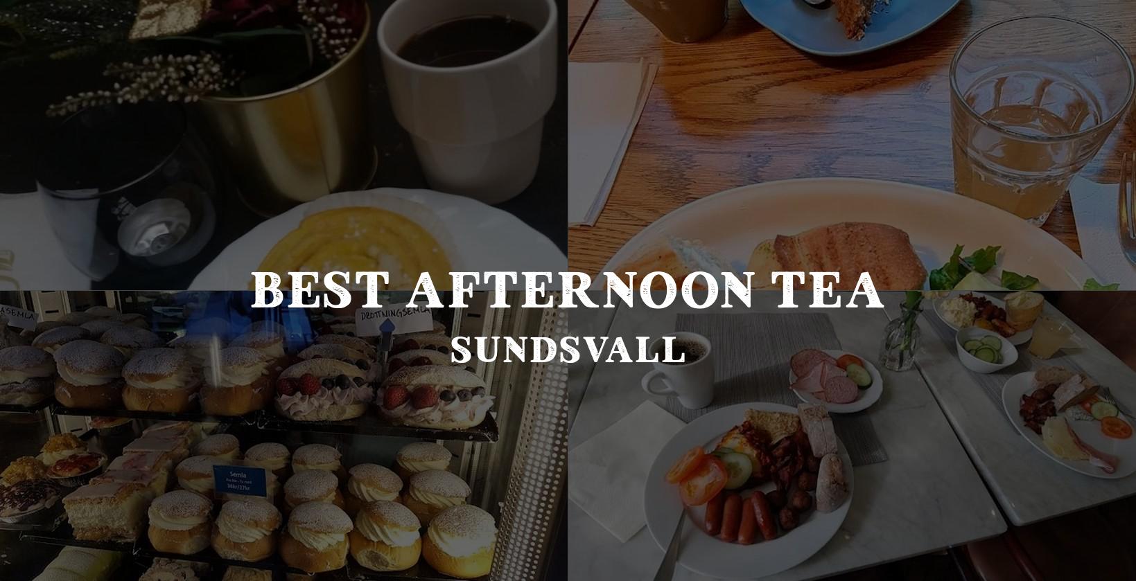 Choosing the perfect spot for afternoon tea in Sundsvall